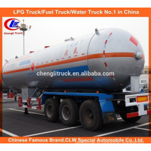 20t Heavy Duty LPG semi reboque 40000L / 40cbm LPG reboque de tanque para venda quente